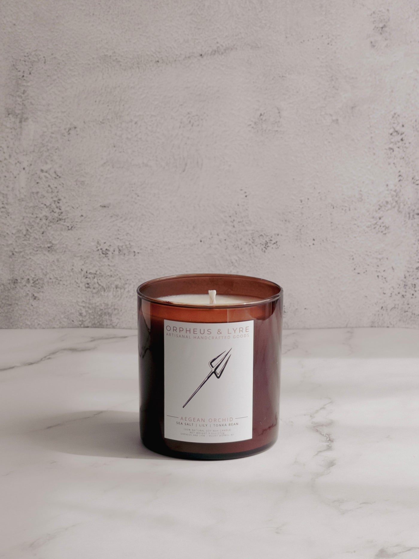 Aegean Orchid Soy Wax Candle